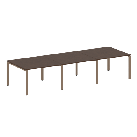 Переговорный стол 3 столешницы Metal System Style БП.ПРГ-3.2 3600x1235x750