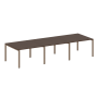 Переговорный стол 3 столешницы Metal System Style БП.ПРГ-3.2 3600x1235x750