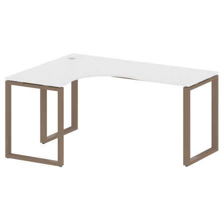 Стол криволинейный левый Metal System Style БО.СА-4 Л 1600x1200x750