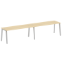 Рабочая станция на 2 рабочих места на А-образном м/к Metal System Style БА.СМ-2.5 3600x720x750