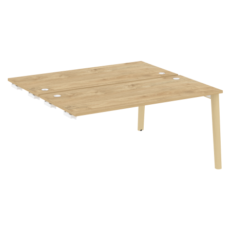 Стол-приставка двойной на деревянных опорах Onix Wood OW.D.SPR-4.7 1580x1475x750