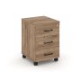 Тумба мобильная 3 ящика стандартные колеса SN.TM-002 (416х460х611)