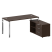 Стол для руководителя с тумбой правый БГ.СРТ-4.7 (R) 1700x1520x750