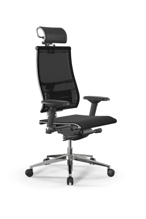Кресло для руководителя Метта Y 3DE B2-5D - YM93 /Kc00/Nc00/D04P/H2cL-3D(M26.B32.G25.W03) (Черный)