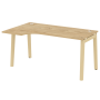 Стол эргономичный левый на деревянных опорах Onix Wood OW.SA-1L 1580x980x750