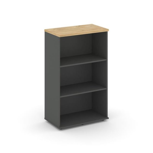 Тумба опорная/приставная SN.TOP-052 (700х400х1150) (Антрацит/Тиквуд Светлый)