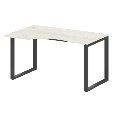 Стол криволинейный левый Metal System Style БО.СА-2 Л 1400x900x750