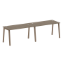 Рабочая станция на 2 рабочих места на А-образном м/к Metal System Style БА.СМ-2.3 2800x720x750