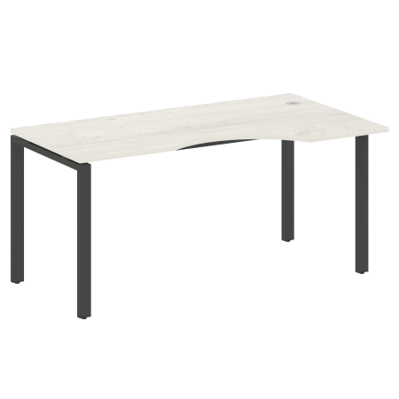 Стол криволинейный правый Metal System Style БП.СА-1 Пр 1600x900x750