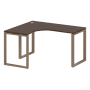 Стол криволинейный левый Metal System Style БО.СА-3 Л 1400x1200x750