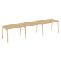 Рабочая станция на деревянных опорах Onix Wood OW.RS-3.2.8 3540x800x750