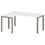 Стол криволинейный левый Metal System Style БП.СА-4 Л 1600x1200x750