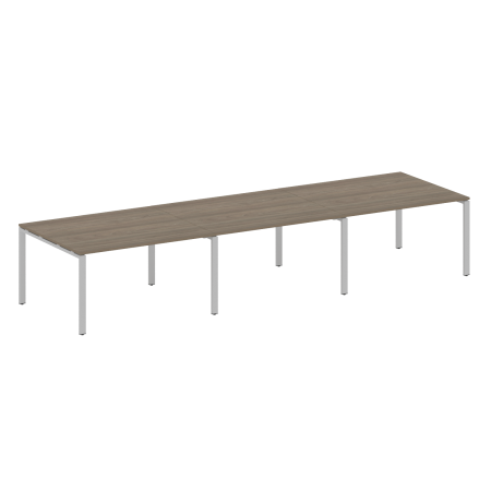 Переговорный стол 3 столешницы Metal System Style БП.ПРГ-3.3 4200x1235x750