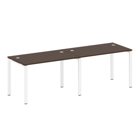 Рабочая станция на 2 раб.места Metal System Style БП.СМ-2.2 2400x720x750