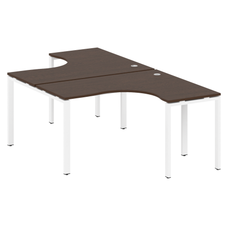 Рабочая станция криволинейная Metal System Style БП.РАС-СА-2.3 1400x2435x750