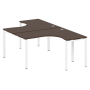 Рабочая станция криволинейная Metal System Style БП.РАС-СА-2.3 1400x2435x750