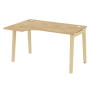 Стол эргономичный левый на деревянных опорах Onix Wood OW.SA-2L 1380x980x750