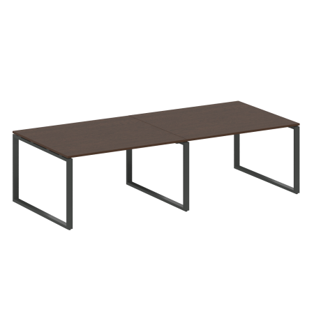 Переговорный стол 2 столешницы Metal System Style БО.ПРГ-2.3 2800x1235x750