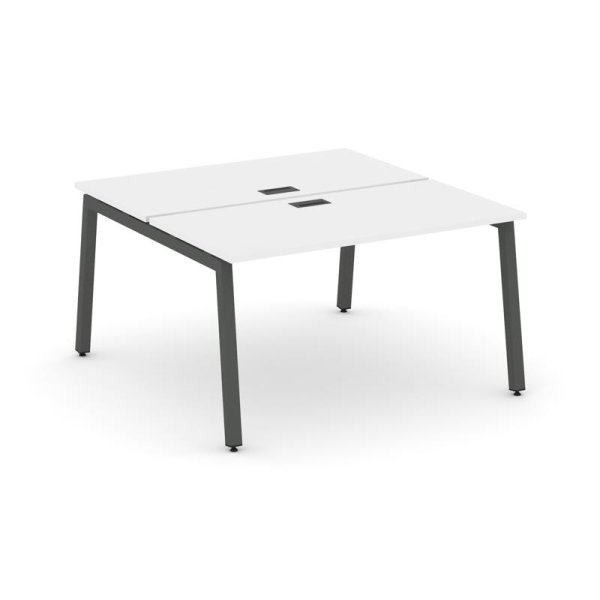 Рабочая станция 2-х сторонняя SN-5A.DRS-023 (1380х1632х750) (Белый/Металл Антрацит)