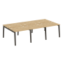 Рабочая станция на деревянных опорах Onix Wood OW.D.RS-6.1.8 2940x1635x750