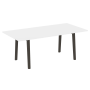 Стол переговорный на деревянных опорах Onix Wood Direct OW.PRG-19 1980x980x750