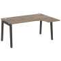 Стол эргономичный правый на деревянных опорах Onix Wood OW.SA-4R 1580x1180x750