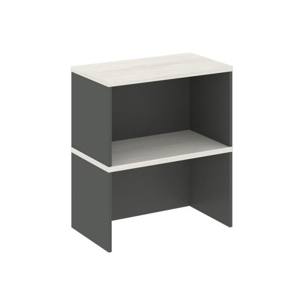 Надставка на тумбу 2 яруса SN.NT-005 (700х400х800) (Антрацит/Дуб Наварра)